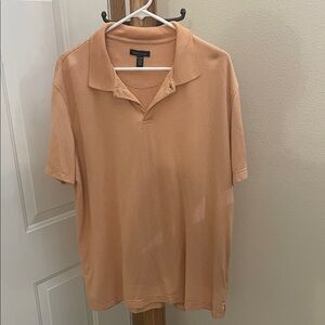 Haggar Men's Peach Polo Shirt